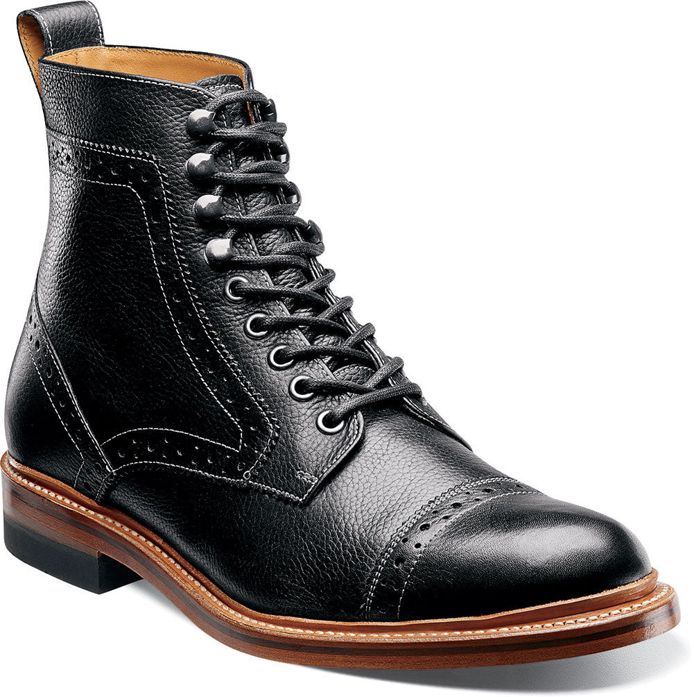 Madison II Cap Toe Boot by Stacy Adams BLACK / 7, Shoes - STACYADAMS, Levine Hat Co. - 1