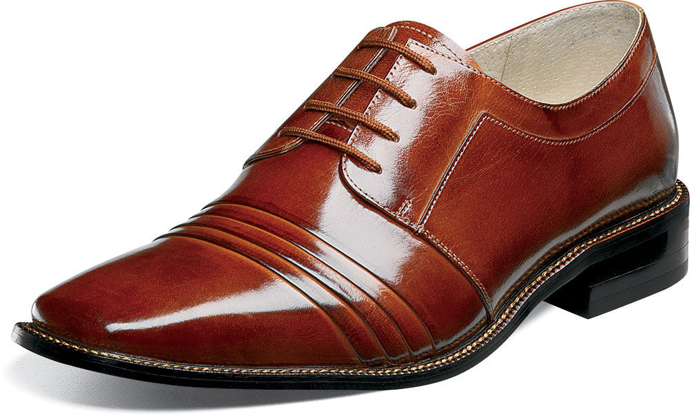 Raynor Cap Toe Oxford by Stacy Adams Cognac / 7, Shoes - STACYADAMS, Levine Hat Co. - 2