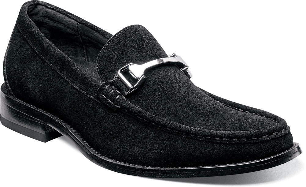 Flynn Moc Toe Bit Slip-on BLACK / 7, Shoes - STACYADAMS, Levine Hat Co. - 2