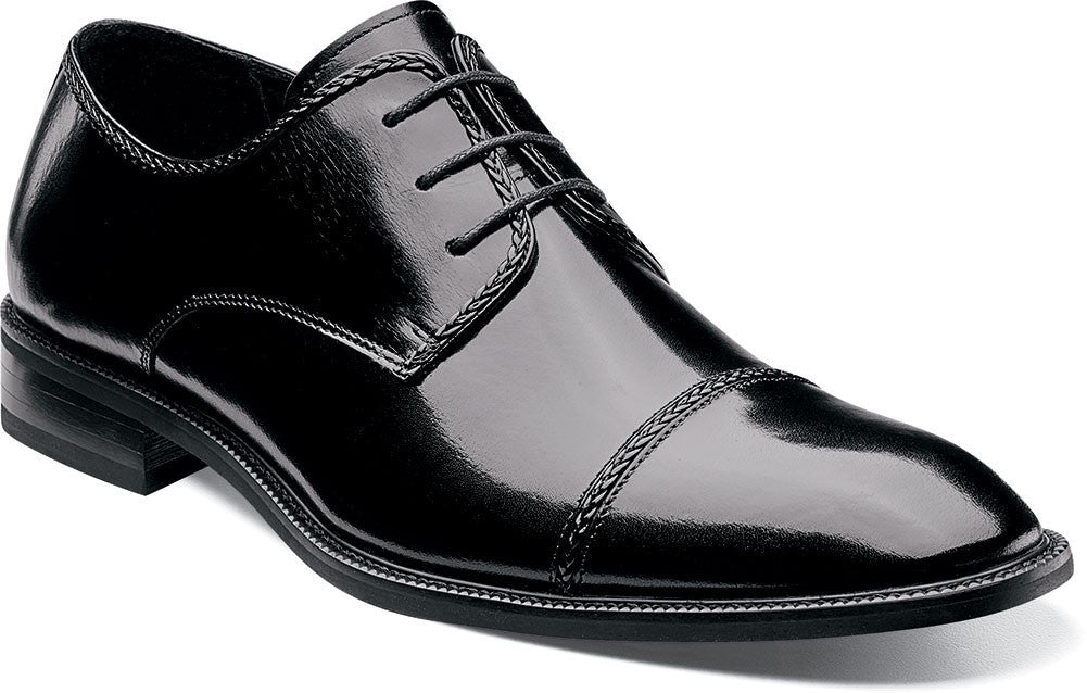 Brayden Cap Toe Oxford By Stacy Adams BLACK / 7, Shoes - STACYADAMS, Levine Hat Co. - 6