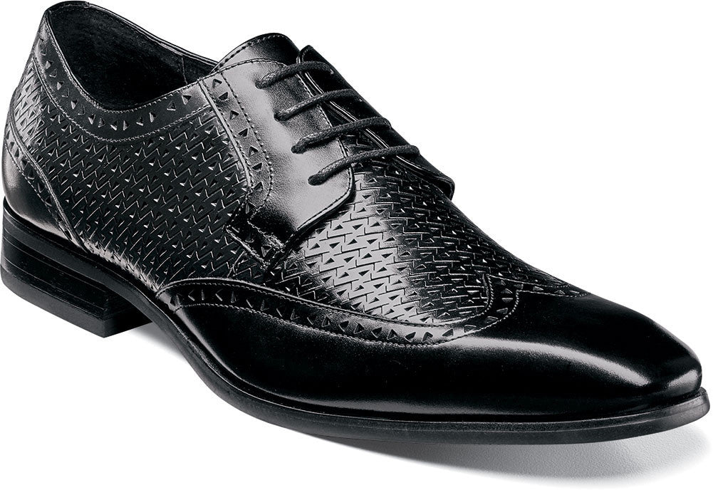 Melville Wingtip Oxford BLACK / 7, Shoes - STACYADAMS, Levine Hat Co. - 3