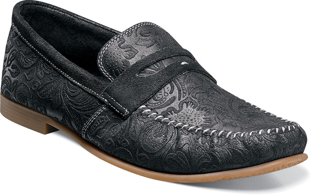 Florian moc toe penny loafer by Stacy Adams BLACK / 7, Shoes - STACYADAMS, Levine Hat Co. - 5