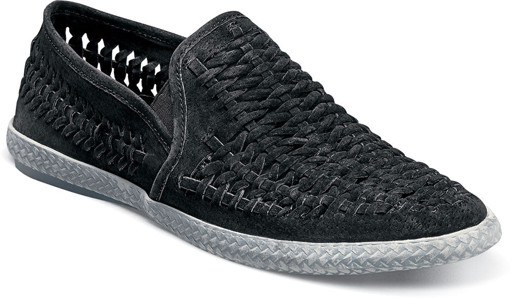 Paco Woven Leather Slip-on by Stacy Adams BLACK / 7, Shoes - STACYADAMS, Levine Hat Co. - 3
