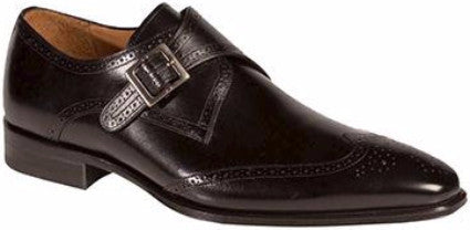 Vitoria Monkstrap by Mezlan Black / 8, Shoes - Mezlan, Levine Hat Co. - 1