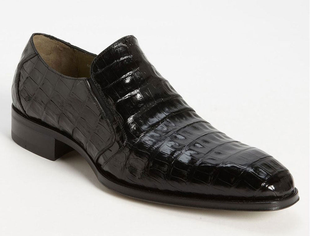 'fiorello' Plain Vamp Slip-on By Mezlan BLACK / 8, Shoes - MEZLAN, Levine Hat Co. - 2