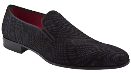 Crespi Loafer by Mezlan Black / 8, Shoes - Mezlan, Levine Hat Co.