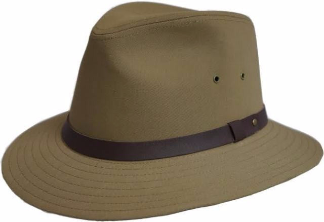 Dobbs Gable Waterproof Safari Hat BRITISH TAN / L, HATS - DOBBS, Levine Hat Co. - 2