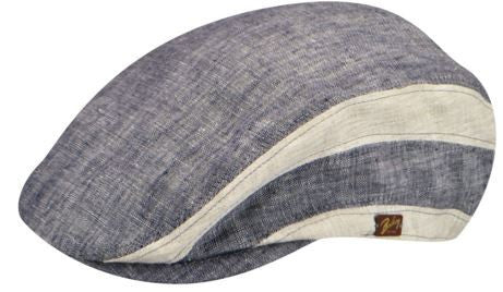 Bailey Bruck Linen Ivy Cap NAVY / L, Hats - BAILEY, Levine Hat Co.