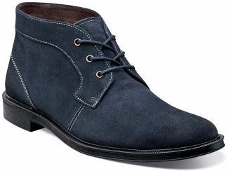 Dabney Plain Toe Chukka Boot by Stacy Adams Navy / 7, Shoes - STACYADAMS, Levine Hat Co. - 1