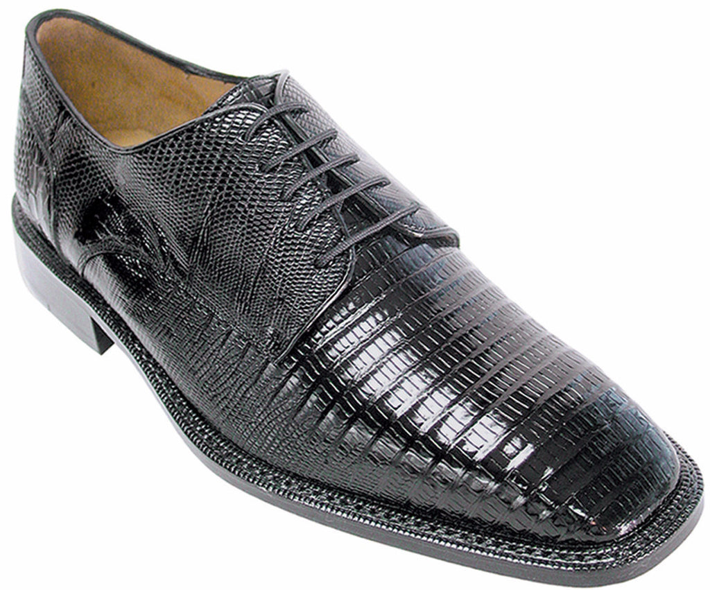 Olivo Lizard Skin by Belvedere Black / 8, Shoes - BELVEDERE, Levine Hat Co. - 1