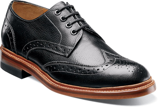 Madison II wing tip oxford BLACK / 7, Shoes - STACYADAMS, Levine Hat Co. - 1