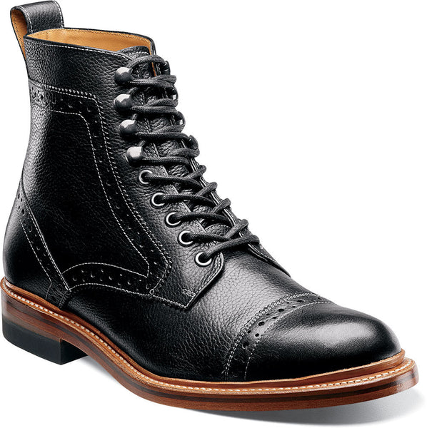 Madison II Cap Toe Boot by Stacy Adams BLACK / 7, Shoes - STACYADAMS, Levine Hat Co. - 1