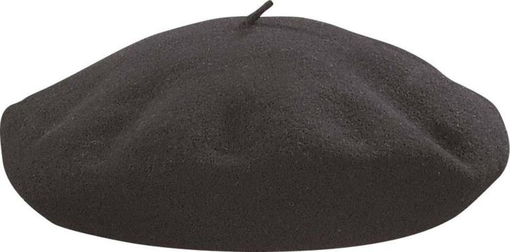 Dorfmanpacific Basque/hoquy Beret BLACK / L, Hats - DORFMANPACIFIC, Levine Hat Co. - 1