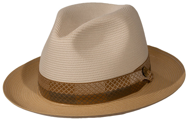 Medium Brim,  Tone-on-tone Band.