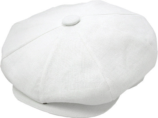 Dobbs Wellington (linen) WHITE / XL, Hats - DOBBS, Levine Hat Co. - 1