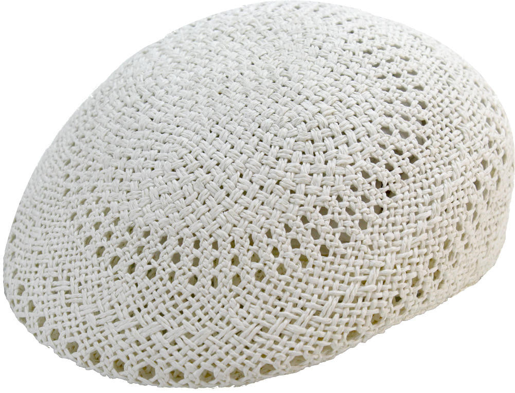 Capas Vented Ascot WHITE / S, Hats - CAPAS, Levine Hat Co. - 2