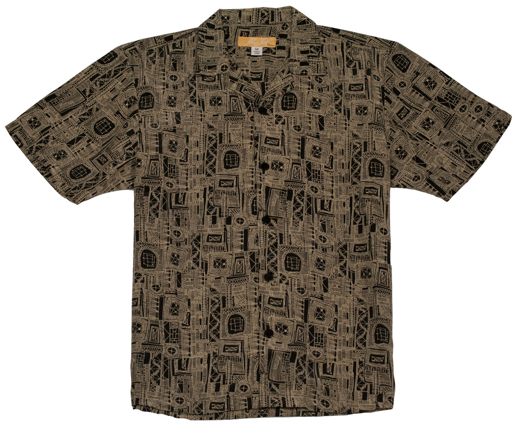 2616 Print SilverSilk Shirt