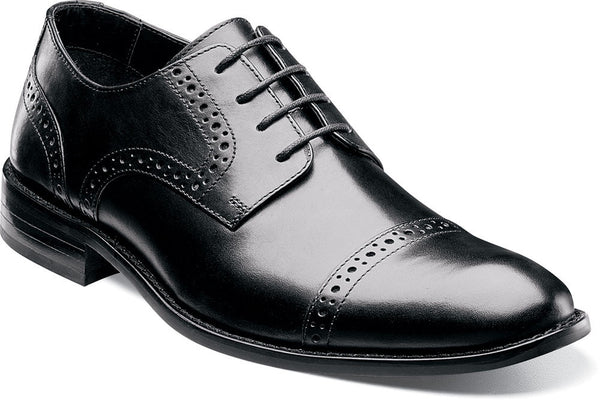 Prescott BLACK / 7, Shoes - STACYADAMS, Levine Hat Co. - 1