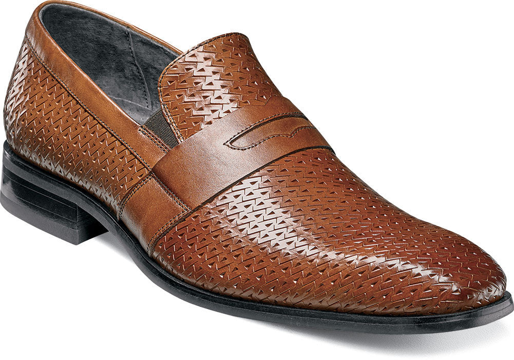 Marcellus Penny Loafer by Stacy Adams COGNAC / 9, Shoes - Levine Hat Co., Levine Hat Co. - 1