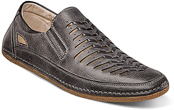 Naples Moc Toe Slip-on by Stacy Adams GREY / 7, Shoes - STACYADAMS, Levine Hat Co. - 2