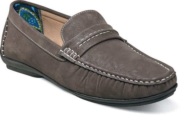 Park Moc Toe Saddle Slip-on by Stacy Adams GREY / 7, Shoes - STACYADAMS, Levine Hat Co. - 1