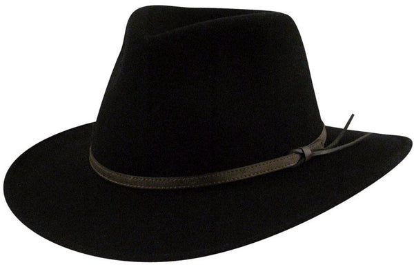 Country Gentleman Outback BLACK / L, HATS - COUNTRYGENT, Levine Hat Co.