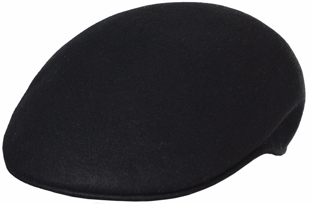 Scala Felt Ascot Cap BLACK / L, HATS - SCALA, Levine Hat Co. - 1
