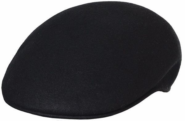 Scala Felt Ascot Cap BLACK / L, HATS - SCALA, Levine Hat Co. - 1