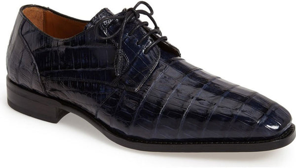 'Orazio' Plain Toe Oxford By Mezlan BLUE / 8, Shoes - MEZLAN, Levine Hat Co. - 1