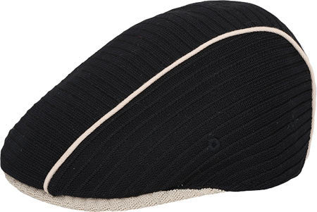 Kangol Vintage 507 Ivy Cap BLACK/BEIGE / L, Hats - KANGOL, Levine Hat Co. - 1