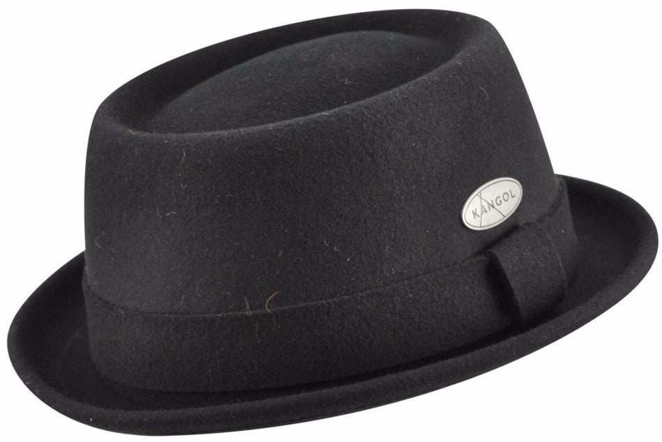 Kangol Lite Felt Pork Pie BLACK / L, HATS - KANGOL, Levine Hat Co. - 1