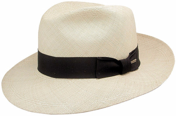 Stetson Center-Dent Panama Fedora NATURAL / 6 3/4, Hats - STETSON, Levine Hat Co.