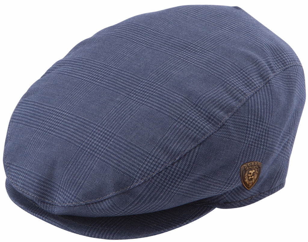 Dobbs Gilligan Linen Ivy Cap NAVY / L, Hats - DOBBS, Levine Hat Co.