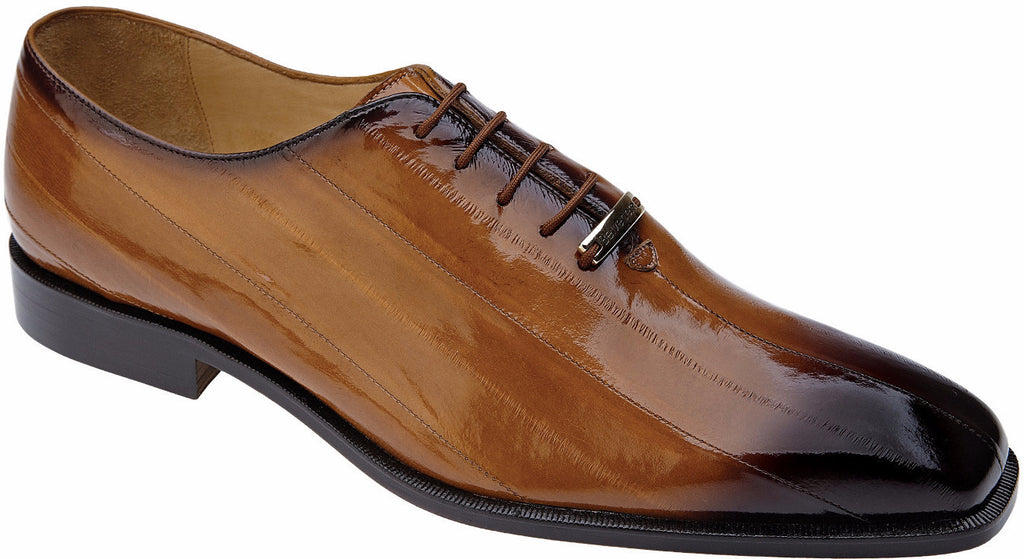 Stella Genuine Eel Oxford by Belvedere Camel / 8, Shoes - BELVEDERE, Levine Hat Co. - 1