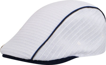 Kangol Vintage 507 Ivy Cap WHITE/NAVY / L, Hats - KANGOL, Levine Hat Co. - 2