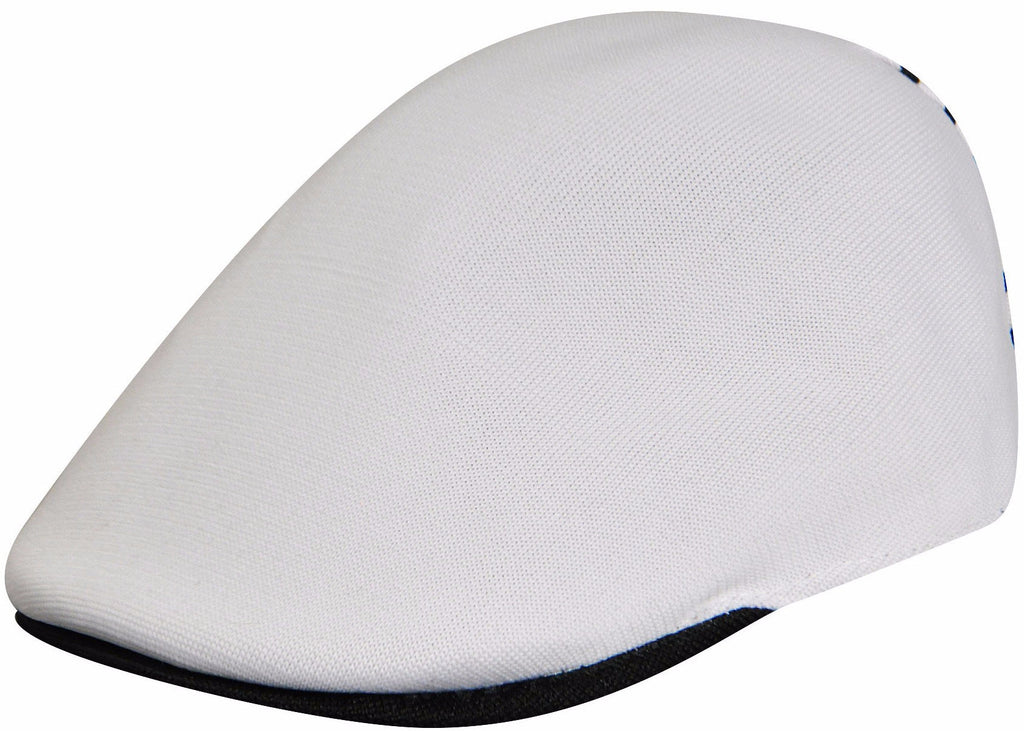 Kangol Panel Stripe 507 Cap WHITE / L, HATS - KANGOL, Levine Hat Co. - 1
